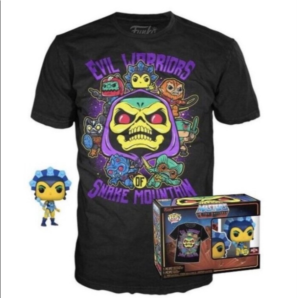 Funko Pop with t-shirt Large
